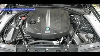 BMW n47 inainte si dupa schimbarea lantului / befor and after chain change