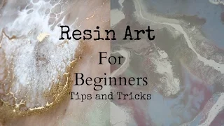 Top tips and tricks to create resin art for beginners