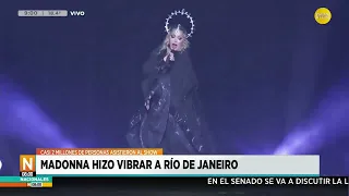 Madonna hizo vibrar a Río de Janeiro: casi 2 millones de personas asistieron al show │N8:00│06-05-24