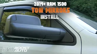 Full Tow Mirror Install: (2019-2023 Dodge Ram 1500) Dodge Ram Tow Mirrors - Boost Auto