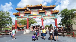 Disney World Walk: EPCOT China Pavilion at World Showcase in 4K · WDW Orlando Florida