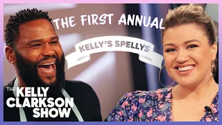 Kelly & Anthony Anderson Compete In Spelling Bee