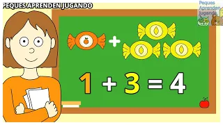 Sumas y restas para niños  Video de Peques Aprenden Jugando