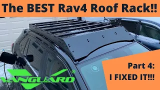 Vanguard Rav4 Roof Rack Custom Fairing. I fixed the wind & vibration HUGE IMPROVEMENT!