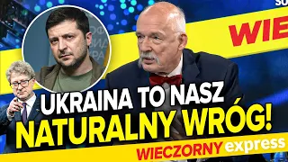 "NATURALNY WRÓG!" Korwin NIE PATYCZKUJE się z Ukrainą