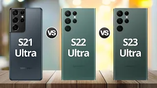 Samsung Galaxy S23 Ultra Vs S22 Ultra Vs S21 Ultra | Cual es la Diferencia? | What's the Difference?