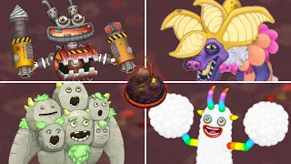 Earth Island +Rare Hyehehe - All Monsters Sounds & Animations | My Singing Monsters