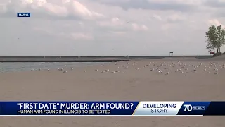 Severed arm found on Illinois beach will go through DNA testing