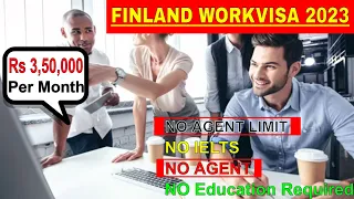 FINLAND WORK VISA 2023 ! FULL PROCESS | HIGH SALARY | IRELAND BOYS #finland