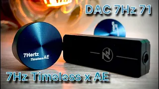 Планарные наушники 7Hz Timeless x AE и портативный ЦАП 7Hz 71