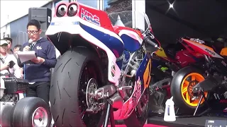 フレディ・スペンサーのNS500　エンジン始動