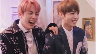 Jinkook/Kookjin Cute and Funny Moments #1 🐰🐺💕