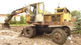 Old soviet excavator EO-3322D Pt. 2