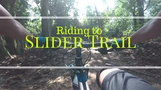 Riding to Slider Trail at Chestnut North