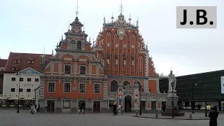 Walking in Old Riga, LATVIA