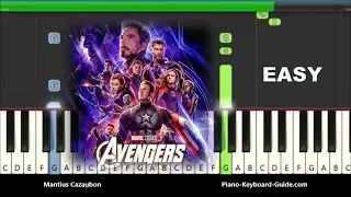 Avengers: Endgame - Portals Easy Piano Tutorial