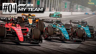 F1 23 - MY TEAM - GP DO AZERBAIJÃO 50% - CORRIDA SPRINT! VÁRIOS DUELOS E PERDA DE ATENÇÃO! - EP 004