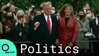 President Trump and First Lady Melania Depart the White House