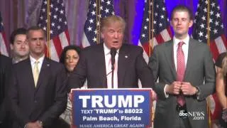 Donald Trump Delivers Florida Victory Speech in [FULL SPEECH]