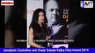 MUMBAI TIMES: Janalynn Castelino win Dada Saheb Falke Film Foundation Award 2019 for Versatile Artis
