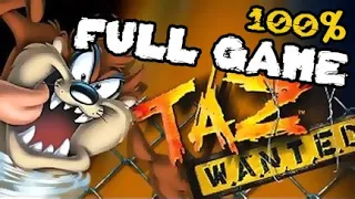 Taz Wanted Walkthrough 100% FULL GAME Longplay (PC, PS2, Gamecube, XBOX)