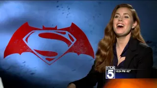 Fooling around with the cast of Batman vs Superman - Dawn of Justice