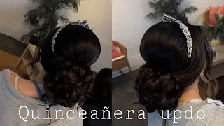 Peinado para quinceañera | quinceañera hairstyle