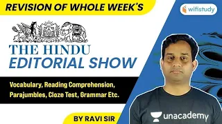 The Hindu Editorial Show by Ravi Sir | Revision of The Whole Week