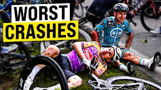 TOUR DE FRANCE CRASHES - Top 10 Worst Cycling Crashes EVER!