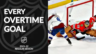 Every NHL Overtime Winner from the 2021-22 Regular Season