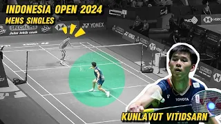 Kunlavut VITIDSARN vs Priyanshu RAJAWAT | Indonesia Open 2024 Badminton