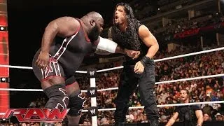 Mark Henry vs. Roman Reigns: Raw, Feb. 17, 2014