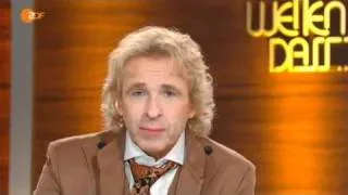 Wetten dass... Unfall 04.12.2010 Gottschalk im ZDF heutejournal