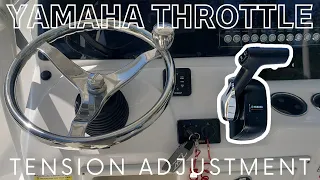 Stop Your Yamaha Control Throttle From Drifting Back or Too Tight - Adjusting Your Control