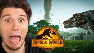 Tornado ZERSTÖRT meinen Jurassic Park | Jurassic World Evolution 2