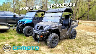 2021 CFMOTO UFORCE 800 1st Trail Ride Test & Review at Mud Park