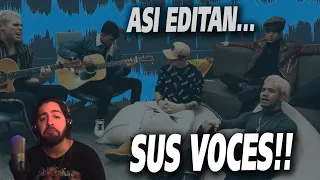 LAS VOCES DE CNCO || Reacción y edición de voz