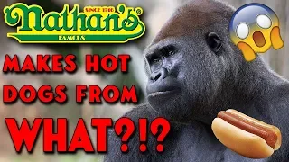 Nathan's Makes Hot Dogs from GORILLAS?? Real (Not Clickbait)