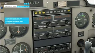 Cessna 152 - How to tune ATC radio frequency (Microsoft Flight Simulator)