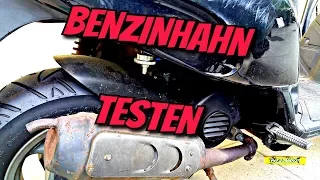 Roller zum Laufen bringen Teil 5 | Benzinhahn testen | Piaggio TPH 50 | bizzybest