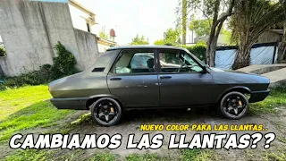 PINTAMOS LAS LLANTAS DEL RENAULT 12! | PINTURA POLIURETANICA DOS COMPONENTES