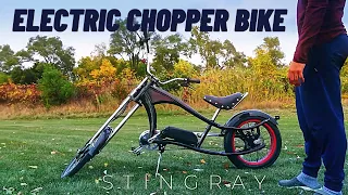 Schwinn OCC Stingray Spoiler Chopper ELECTRIC Bike Build