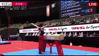 Stephen Nedoroscik Pommel Horse Qual 2021 World Championships