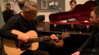 Tommy Emmanuel backstage. The Sage Gateshead