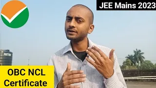 OBC Certificate for JEE Mains 2023. How to get OBC NCL Certificate for JEE MAINS 2023 #jeemains