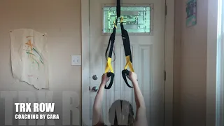 Home Exercises - TRX Pull-up on Door Frame