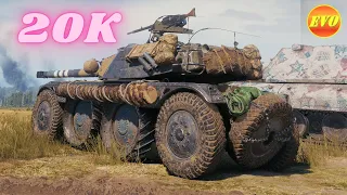 Panhard EBR 105  20K Spot Damage World of Tanks