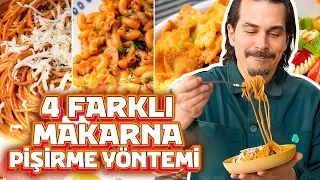 Makarnayı sadece haşlıyor musun? 😲 İşte 4 pişirme yöntemi daha 🍝