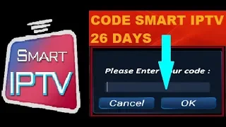 NEW CODE ACTIVATION APPLICATION SMART IPTV FOR 26 DAYS