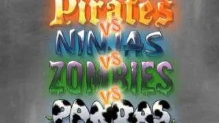 Pirates vs Ninjas vs Zombies vs Pandas gameplay trailer